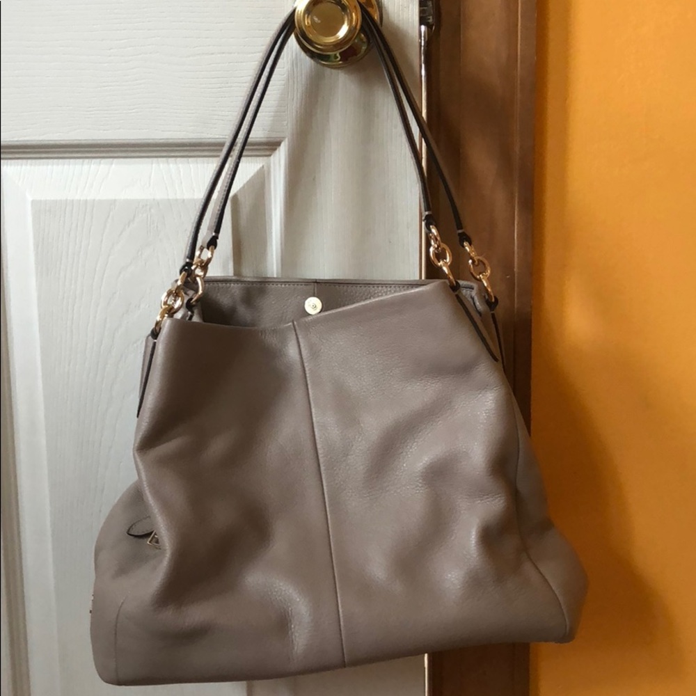 Coach Madison Phoebe Leather Shoulder Bag
